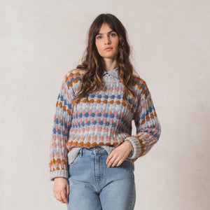 Indi and Cold :: Jersey Patterened Knit Jumper  - 635