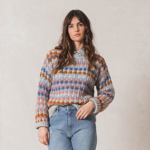 Indi and Cold :: Jersey Patterened Knit Jumper  - 635