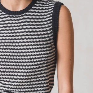 Indi and Cold :: Chaleco Fine Knit Striped Vest Range - 206
