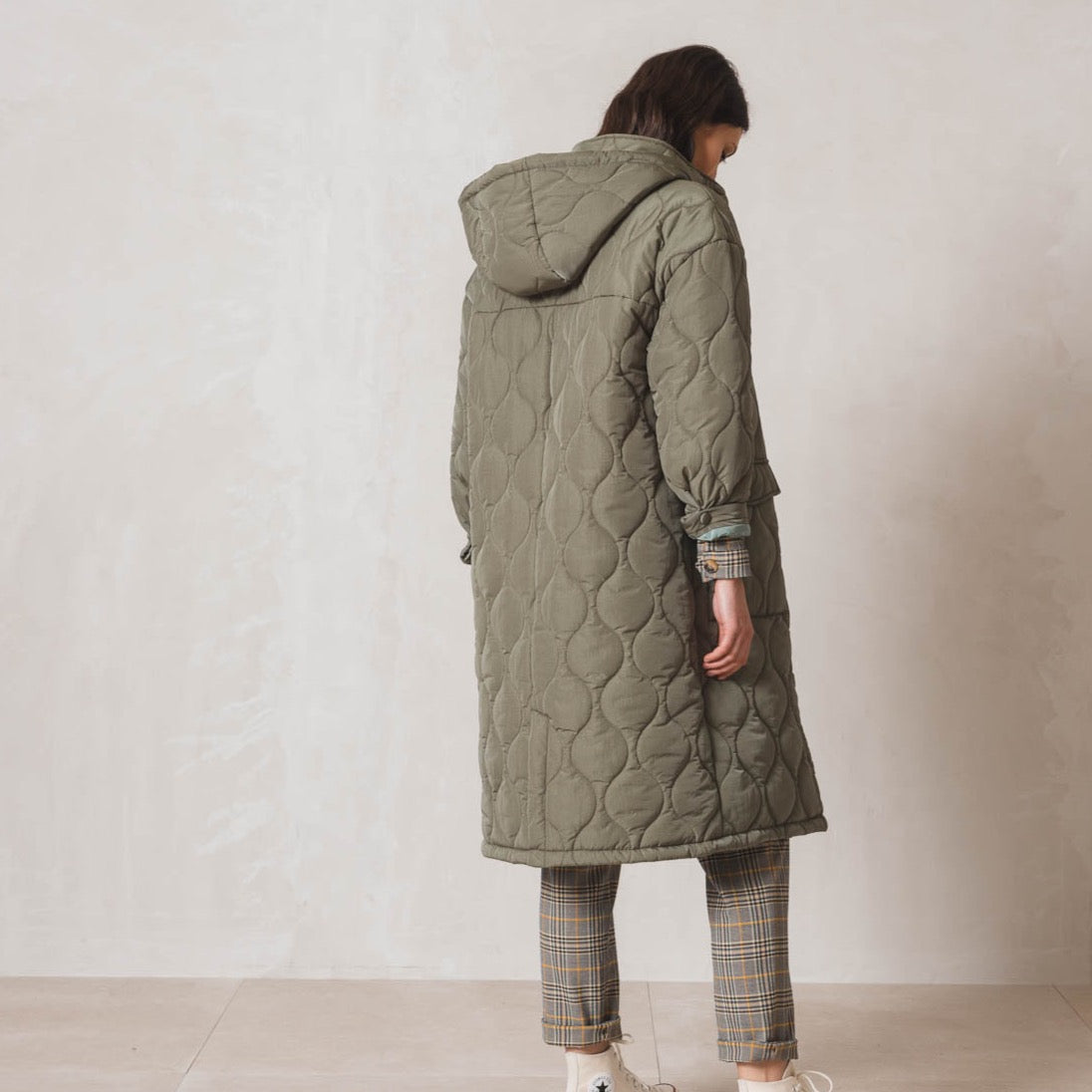 Indi and Cold :: Abrigo Khaki Puffer jacket - 711