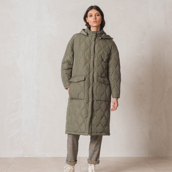 Indi and Cold :: Abrigo Khaki Puffer jacket - 711