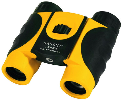 Barska ::  10 x 25mm Waterproof Colarado Yellow Binoculars
