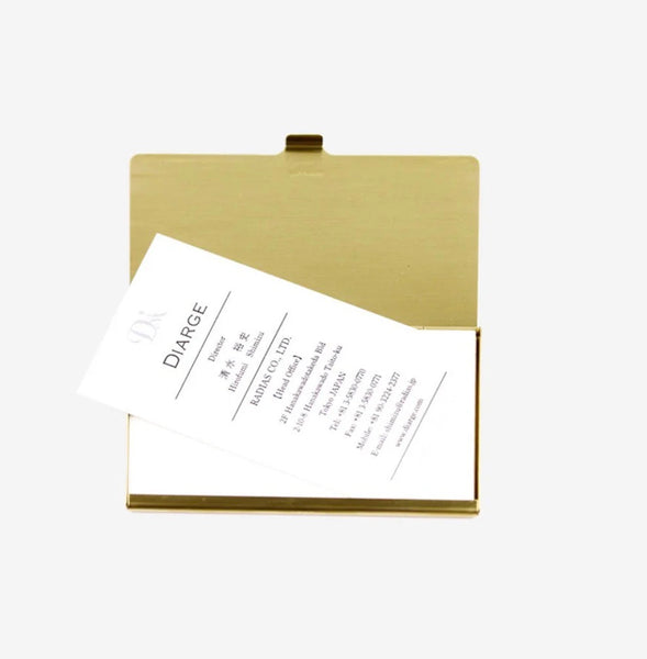 Diarge :: Brass Card Case