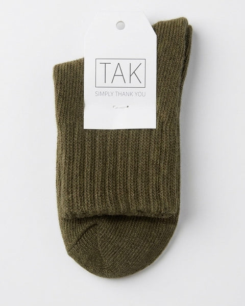 TAK :: Socks Thick Cotton Rib Womens Range