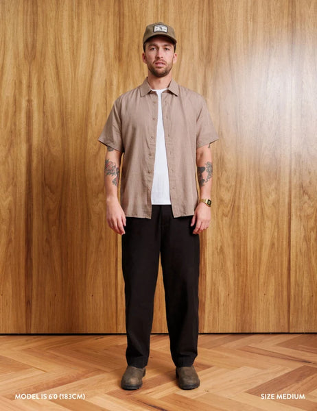 Mr Simple :: Rustlier Textured Short Sleeve Shirt