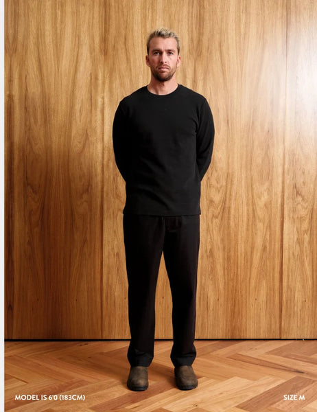 Mr Simple :: Smith Long Sleeve Waffle Range