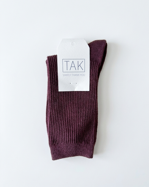 TAK :: Socks Cotton Unisex - Deep Earth Range