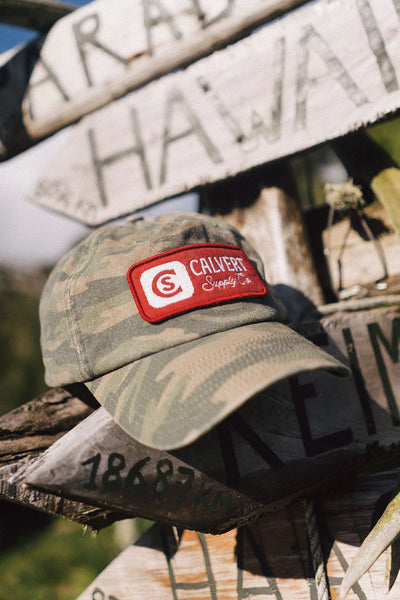 Calvert Supply :: Kingswood Camo Vintage Fit Cap