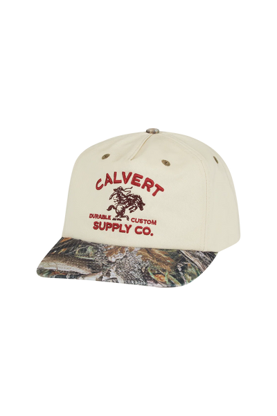 Calvert Supply :: Semi - Structured Natural/Camo Cap