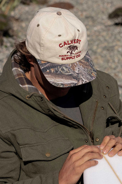 Calvert Supply :: Semi - Structured Natural/Camo Cap