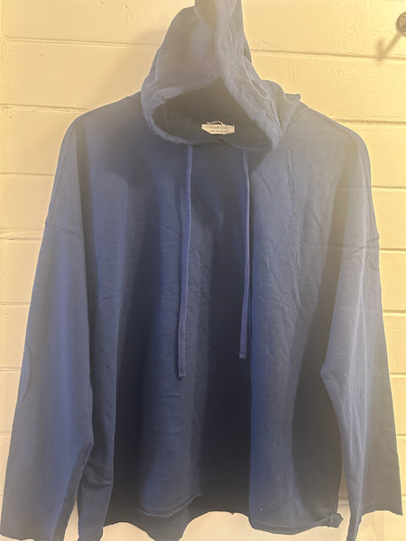 Co and Co :: Classic Cobalt Blue French Twill Hoody
