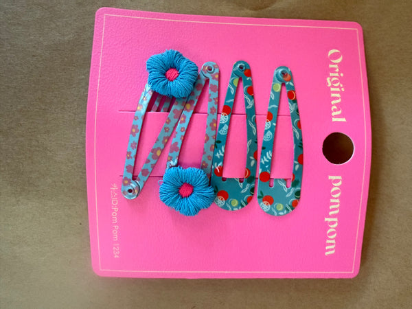 TAK :: Kids Hair Accessory Range - Flower Blossom Metal Clip Set