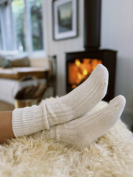 TAK :: Socks Woollen Cable Knit Range