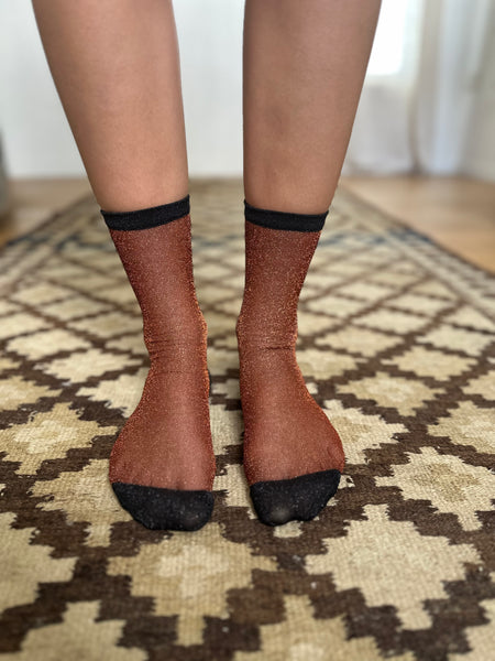 TAK :: Socks Heel Toe Sparkle