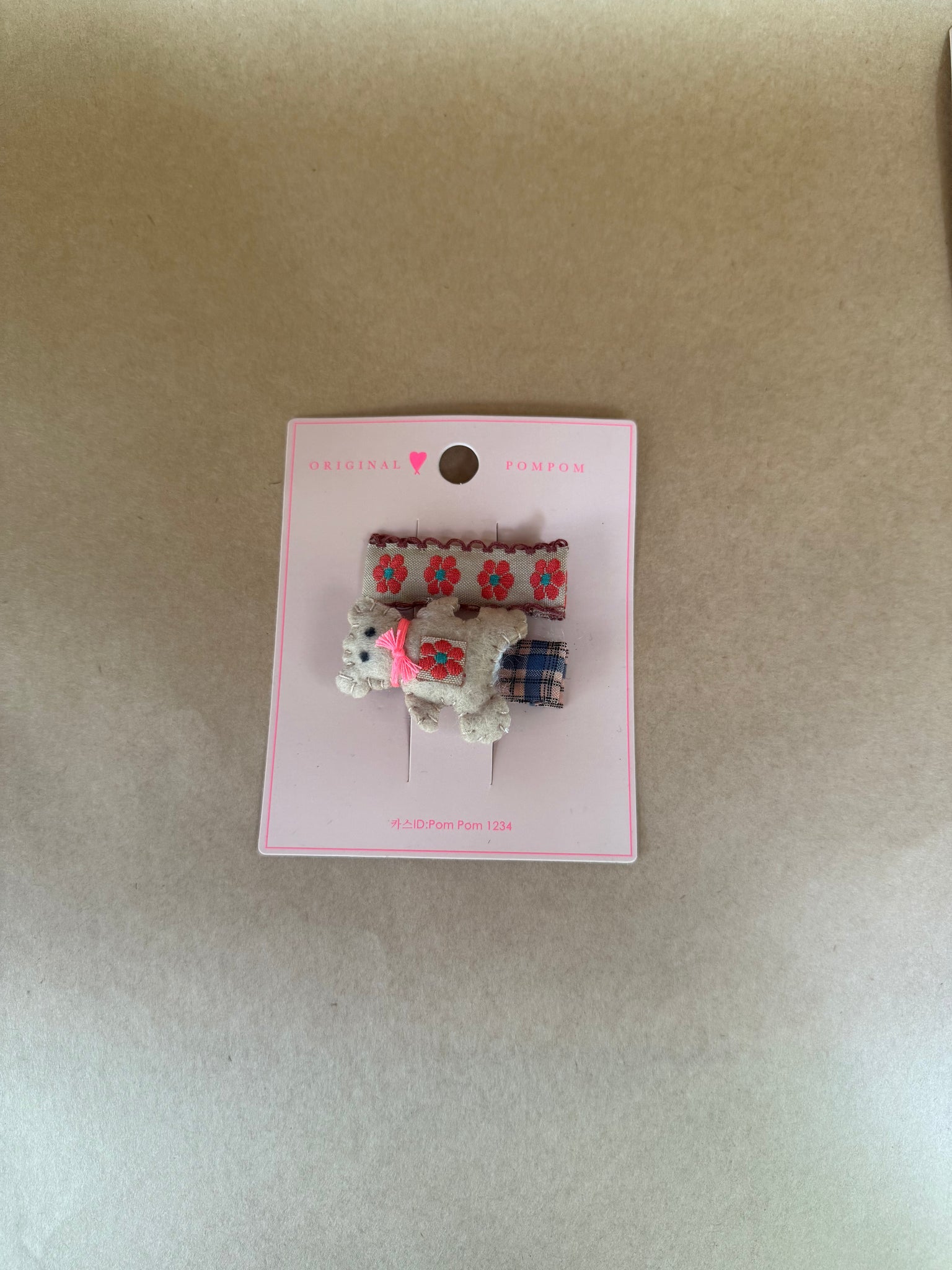 TAK :: Kids Hair Accessory - Teddy Bear Hair Clip