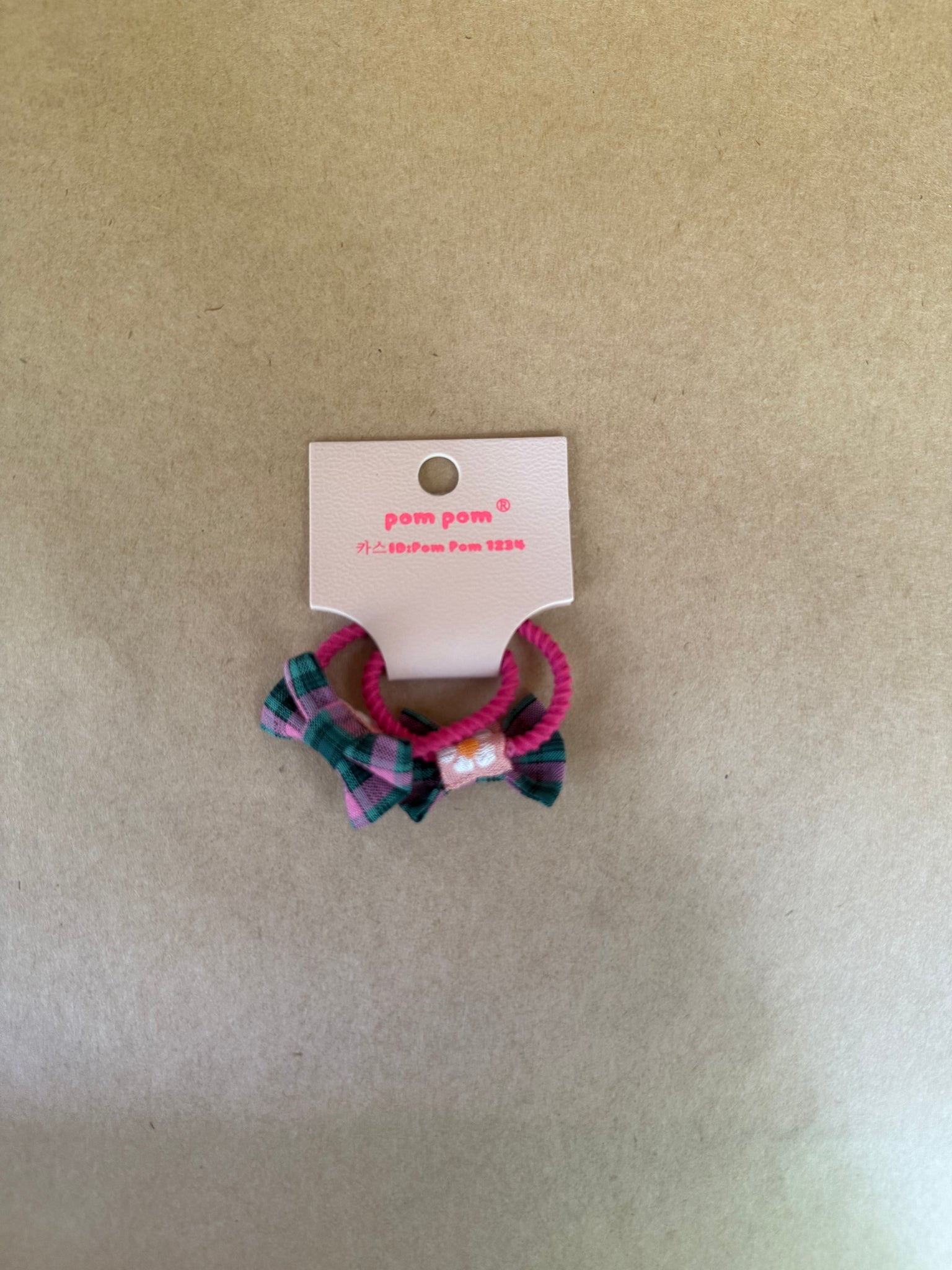 TAK :: Kids Hair Accessory - Little Tartan Bow - Piggy Tail
