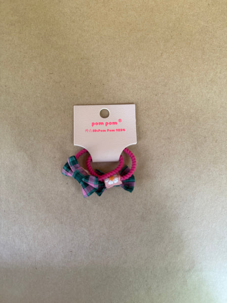 TAK :: Kids Hair Accessory - Little Tartan Bow - Piggy Tail