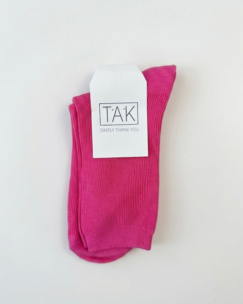 TAK :: Socks Cotton Range - Pop of Colour