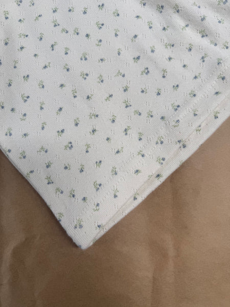 Sylvan :: Pointelle Petit floral Long Sleeve Top