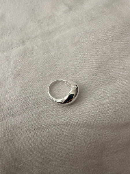 TAK :: Sterling Silver Organic Round Ring