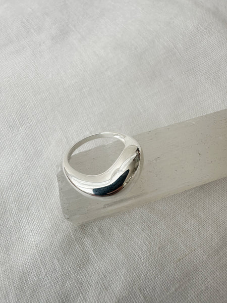 TAK :: Sterling Silver Organic Round Ring