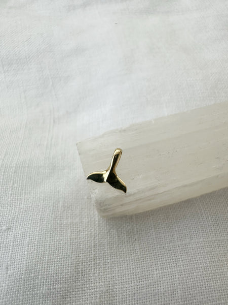 TAK :: Sterling Silver Whale Tail Necklace and Charm