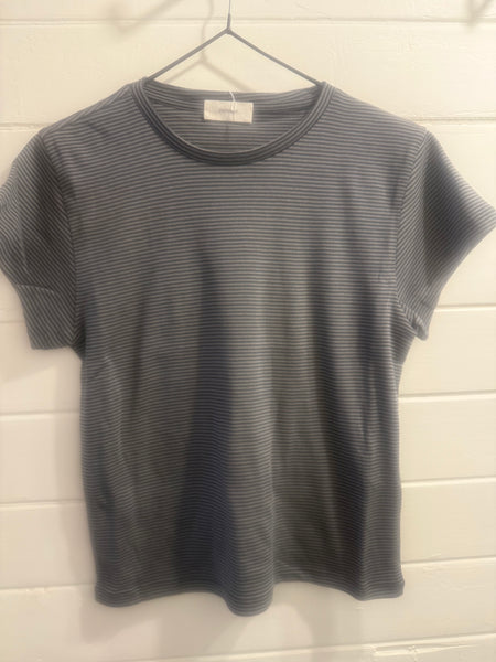 Statement :: Fine Stripe Short Sleeve Tee