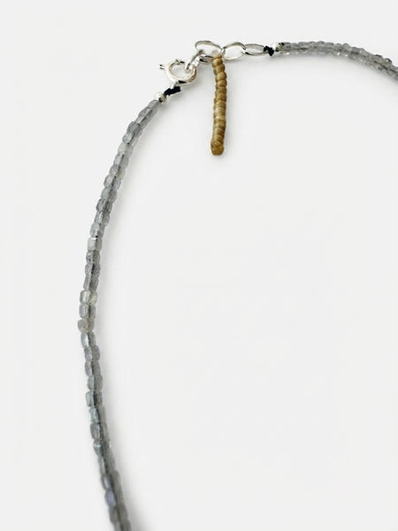 TAK :: Faceted Labradorite  Bead Necklace