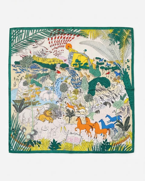 TAK :: Large Square Silk Scarf