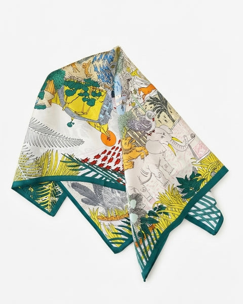 TAK :: Large Square Silk Scarf