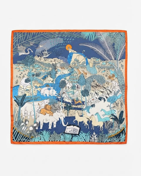 TAK :: Large Square Silk Scarf