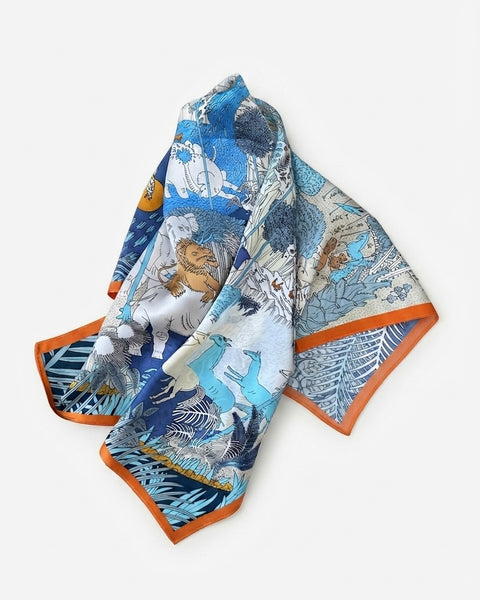 TAK :: Large Square Silk Scarf