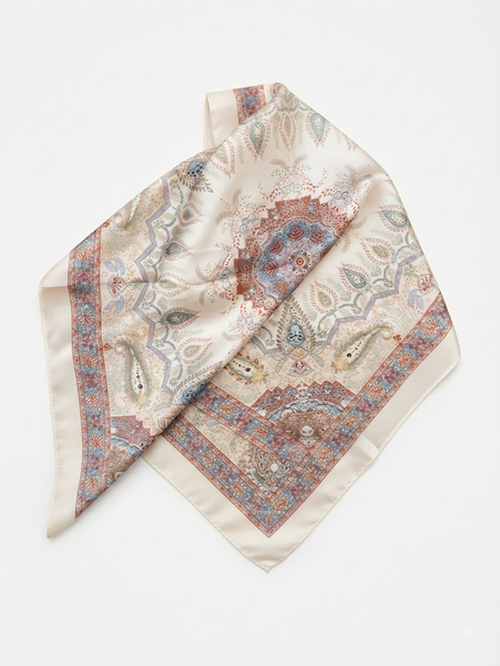 TAK :: Small Square Silk Scarf - 50 x 50 cm