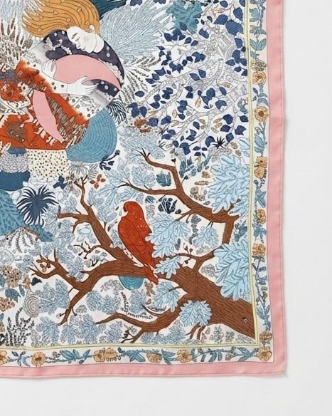 TAK :: Small Square Silk Scarf - 50 x 50 cm