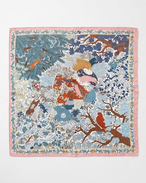 TAK :: Small Square Silk Scarf - 50 x 50 cm