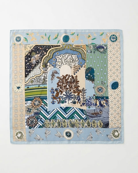 TAK :: Small Square Silk Scarf - 50 x 50 cm