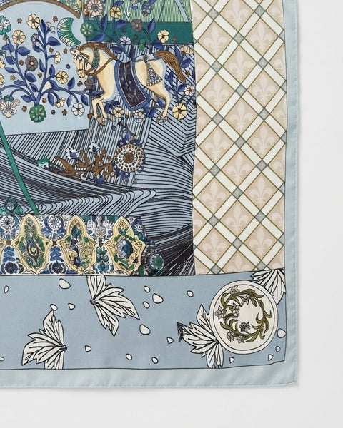 TAK :: Small Square Silk Scarf - 50 x 50 cm