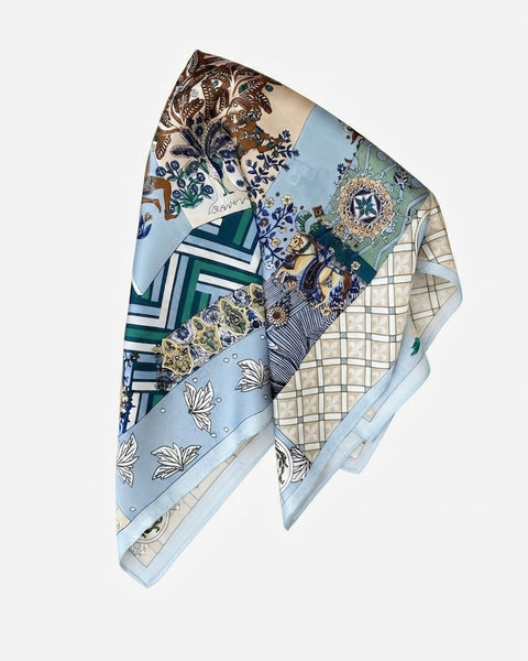 TAK :: Small Square Silk Scarf - 50 x 50 cm