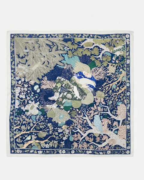 TAK :: Small Square Silk Scarf - 50 x 50 cm