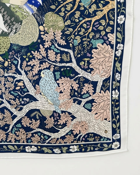 TAK :: Small Square Silk Scarf - 50 x 50 cm