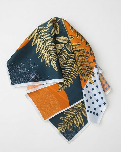 TAK :: Small Square Silk Scarf - 50 x 50 cm