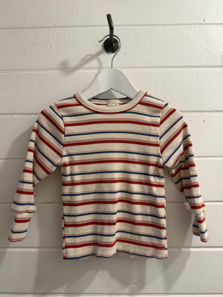 La Chou Chou :: Striped Ribbed Long Sleeve Tee