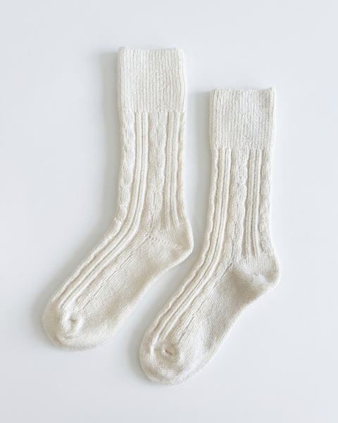 TAK :: Socks Woollen Cable Knit Range