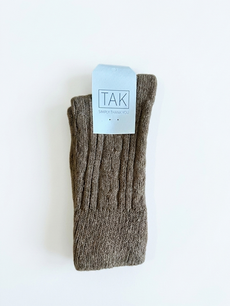 TAK :: Socks Woollen Cable Knit Range