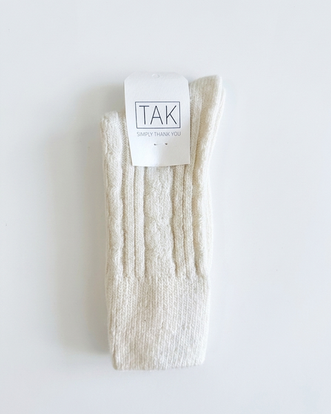 TAK :: Socks Woollen Cable Knit Range