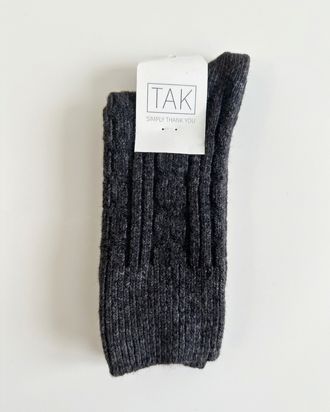 TAK :: Socks Woollen Cable Knit Range