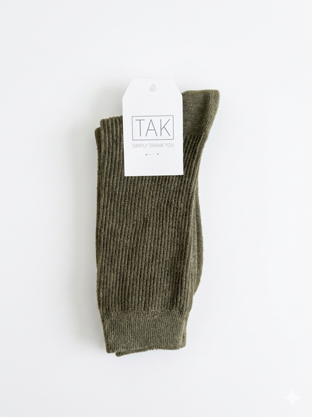TAK :: Socks Ribbed Cotton Mens