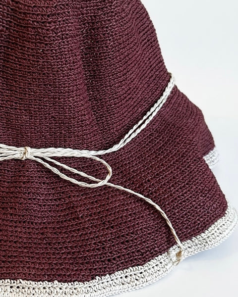 TAK :: Crocheted Paper Bucket Hat