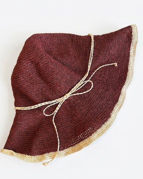 TAK :: Crocheted Paper Bucket Hat