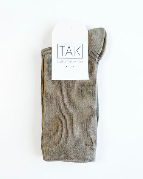 TAK :: Socks Cotton Range - Forest Green
